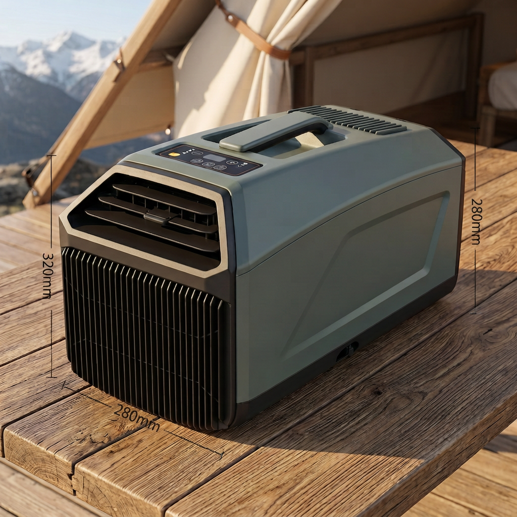 Tragbare Camping-Klimaanlage für Zelte, Wohnmobile, Lieferwagen und Haustierbereiche