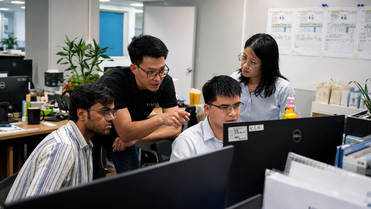 FAYCAI factory and product development workspace